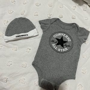 Baby onesie with hat
